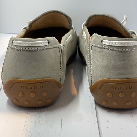 Manu Suede Gray Women Loafers Size 6.5 (23.0 cm) - Picture 4 of 10